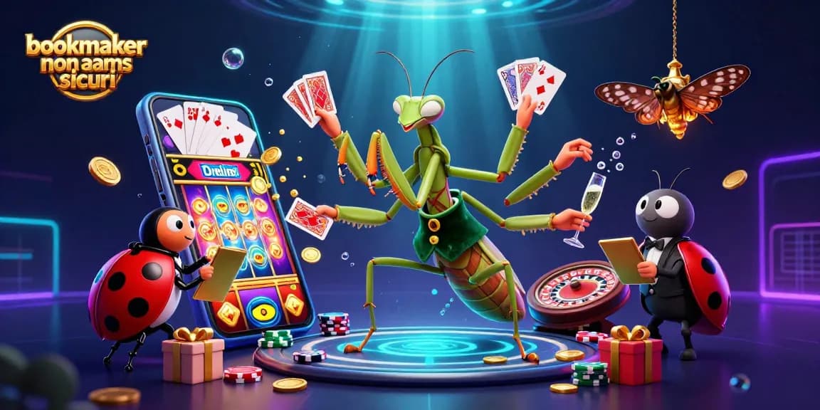 Giocatori esperti scoprono il mondo dei bookmaker non AAMS sicuri mentre girano slot e vincono premi.