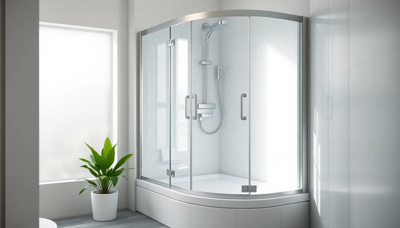 Erleben Sie die elegante sonni Duschkabine in modernem Badezimmer-Design.
