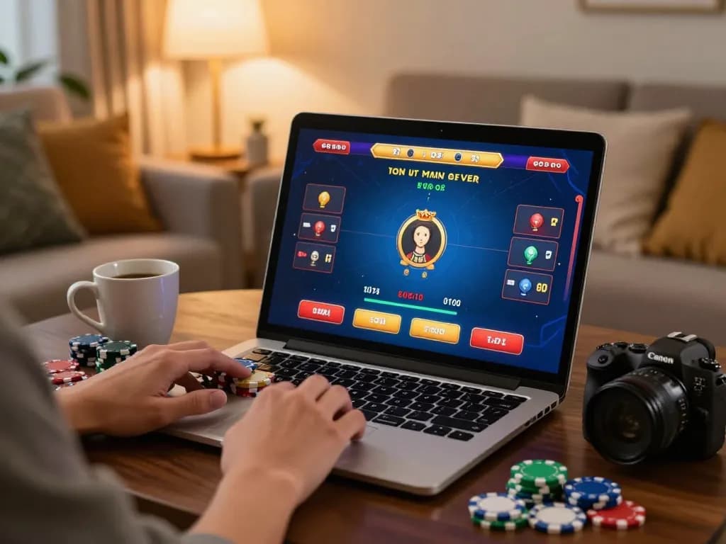 Permainan poker online yang menarik di paris888 dengan antarmuka yang cerah, menciptakan pengalaman bermain di rumah yang nyaman.