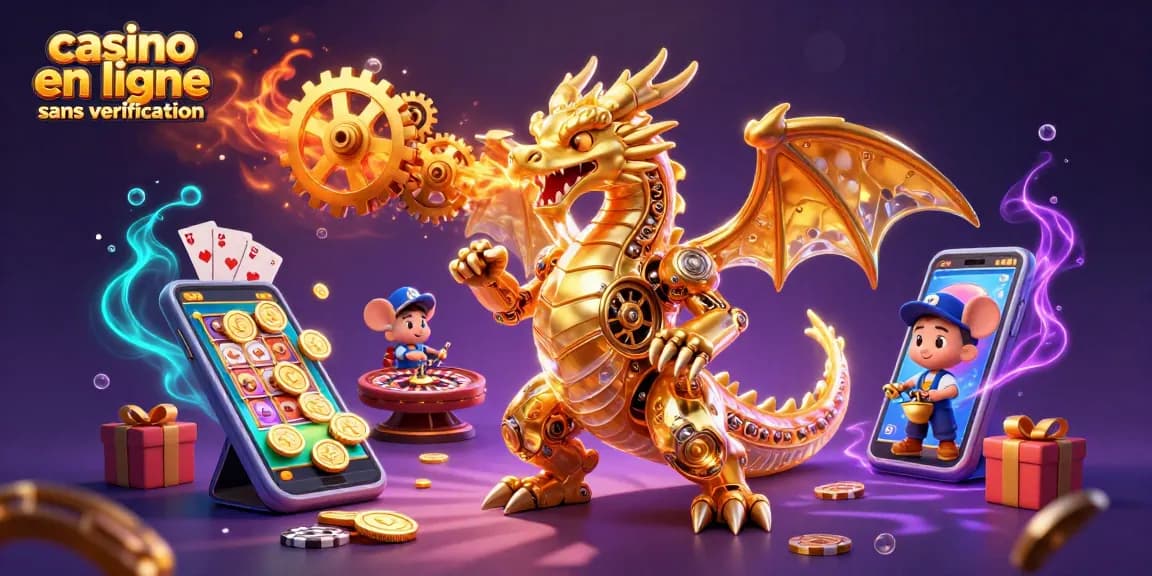 Jouez sur un casino en ligne sans vérification, découvrant les jeux et promotions sans inscription.