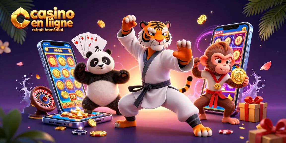 Jouez et retirez instantanément vos gains avec casino en ligne retrait immédiat, illustration dynamique et colorée.
