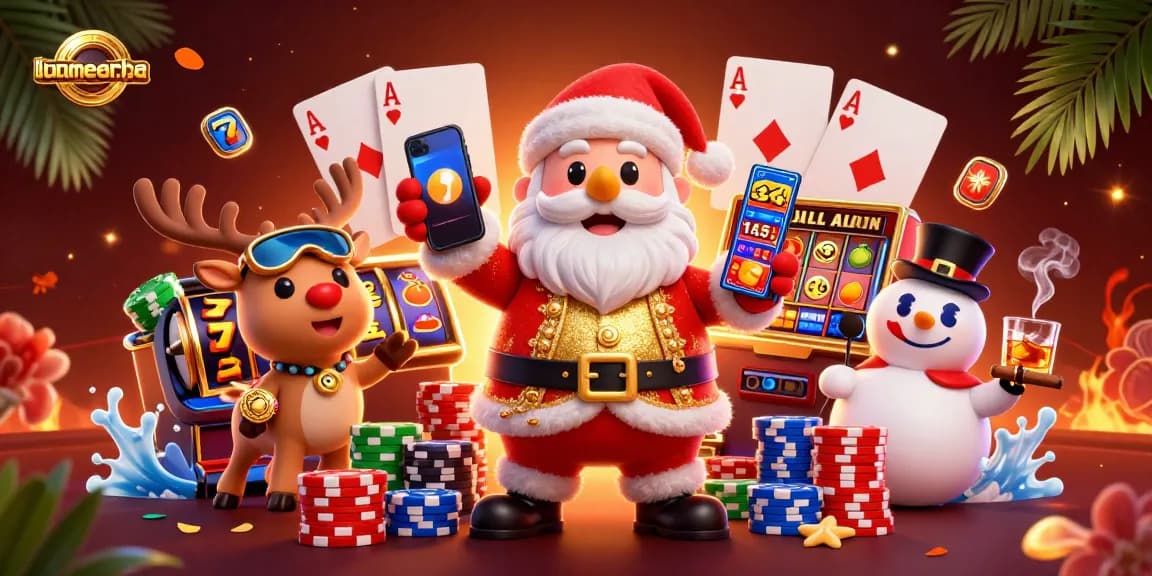 Bunmeebuntea memicu keseruan dengan simbol slot dan karakter kasino yang penuh warna.
