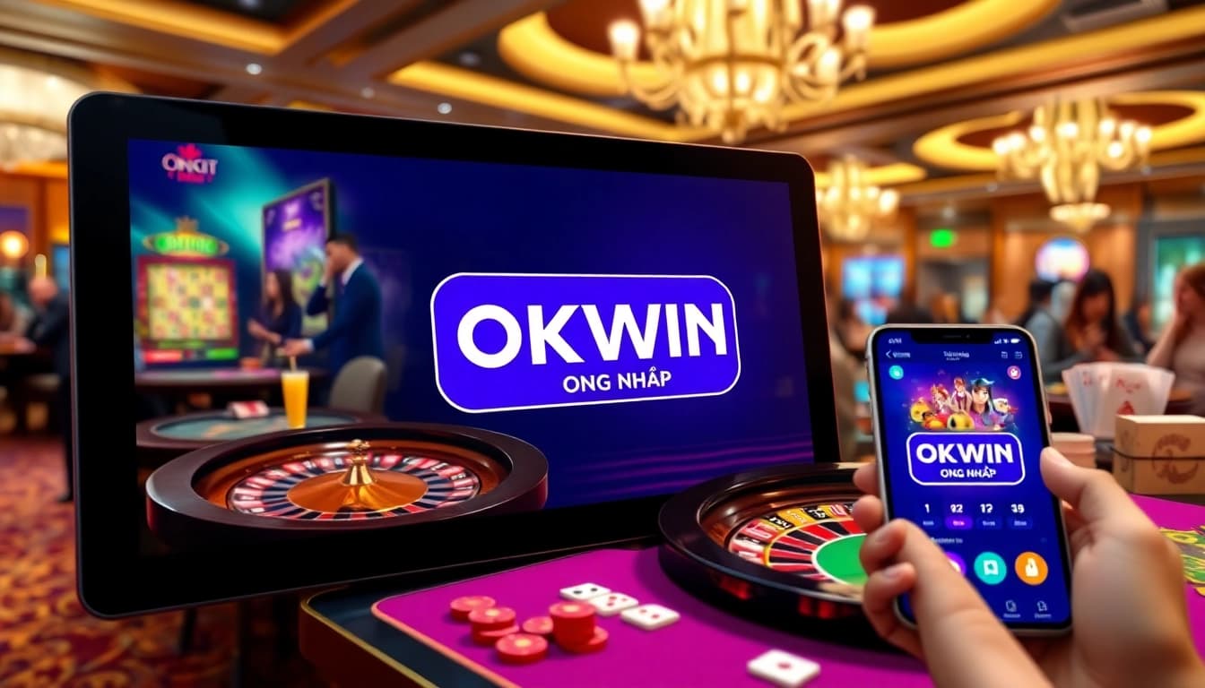 Engage with the OKWIN ĐĂNG NHẬP to enter a world of thrilling online gambling experiences.