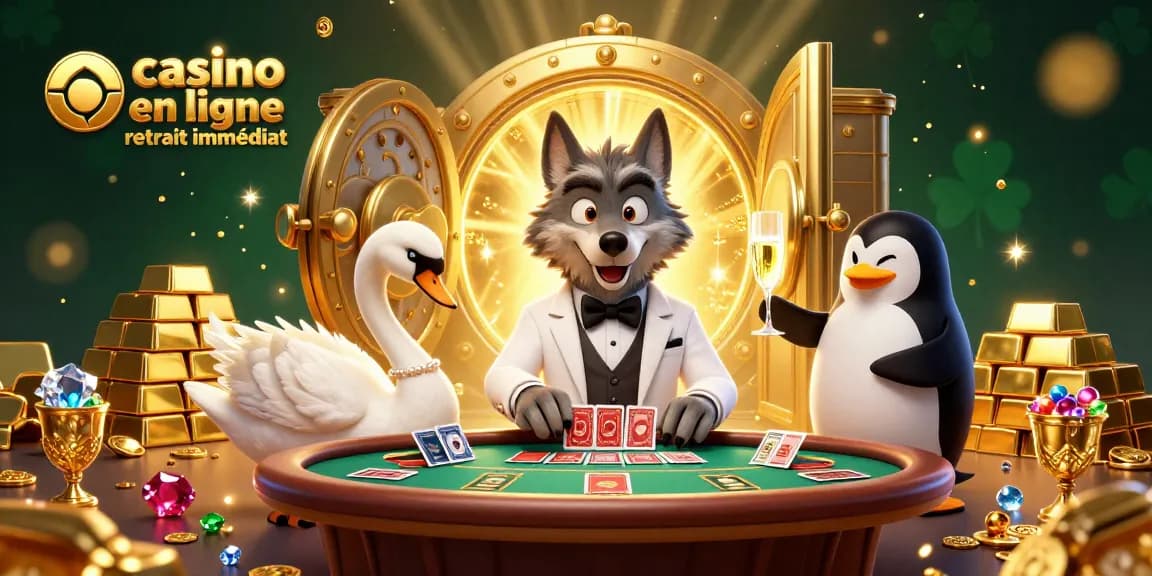 Jouez dans un casino en ligne retrait immédiat, avec des personnages fantastiques et de nombreux trésors brillants.