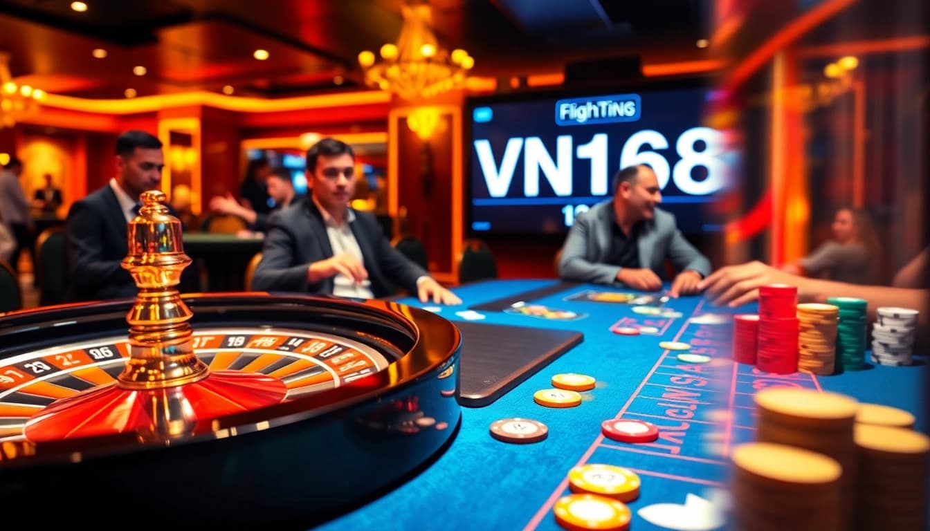 Experience thrilling moments at vn168 with casino games and vibrant gambling action.