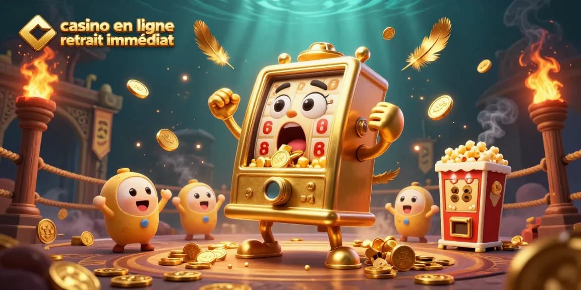 Casino en ligne retrait immédiat : machines à sous en fête avec jackpot surprenant et ambiance dynamique.