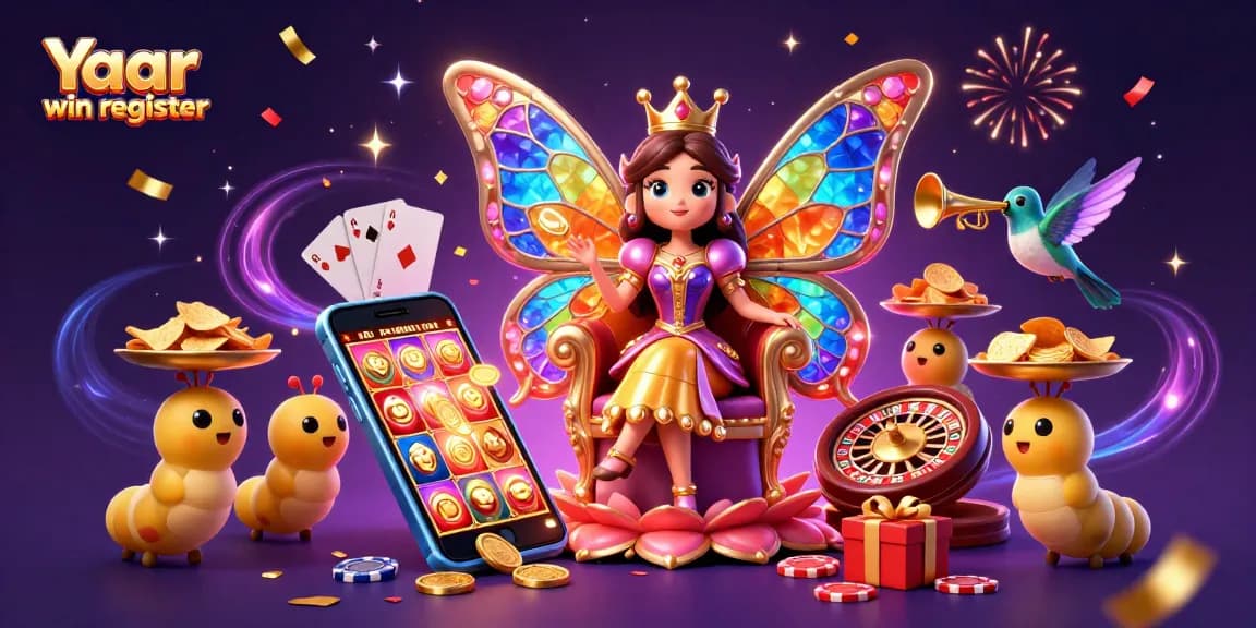 Win big with Yaar win register at an engaging online casino featuring vibrant 3D characters.