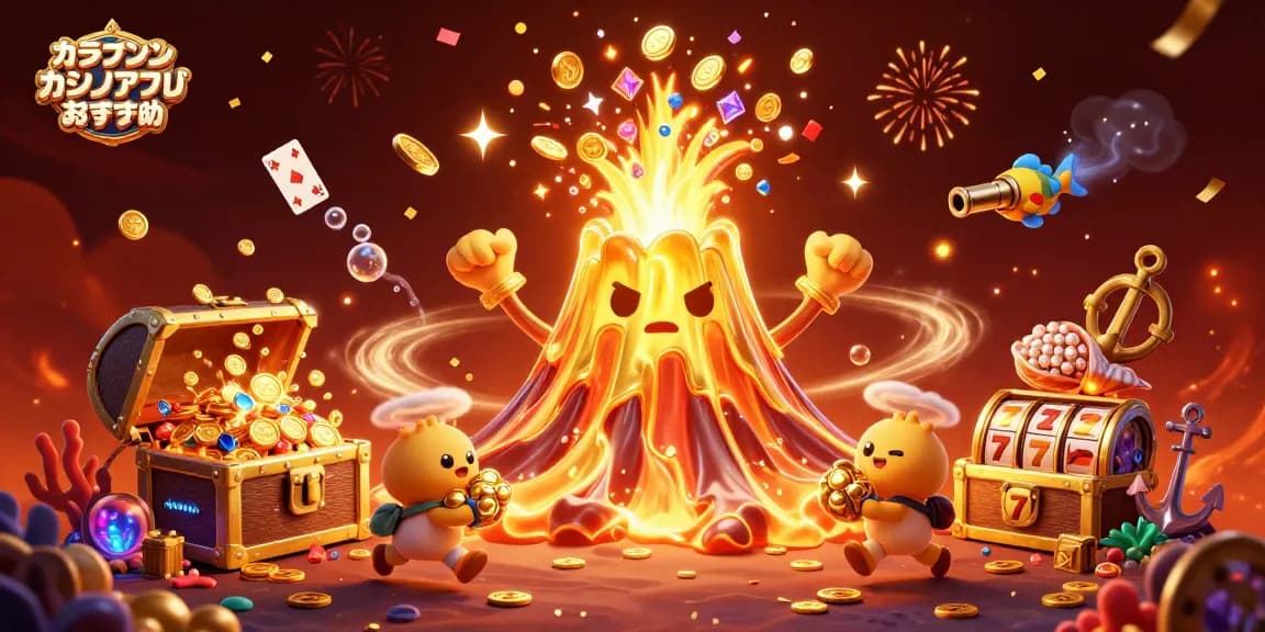 オンラインカジノアプリおすすめのスロットゲームで勝つために活躍する活気に満ちたキャラクター群。