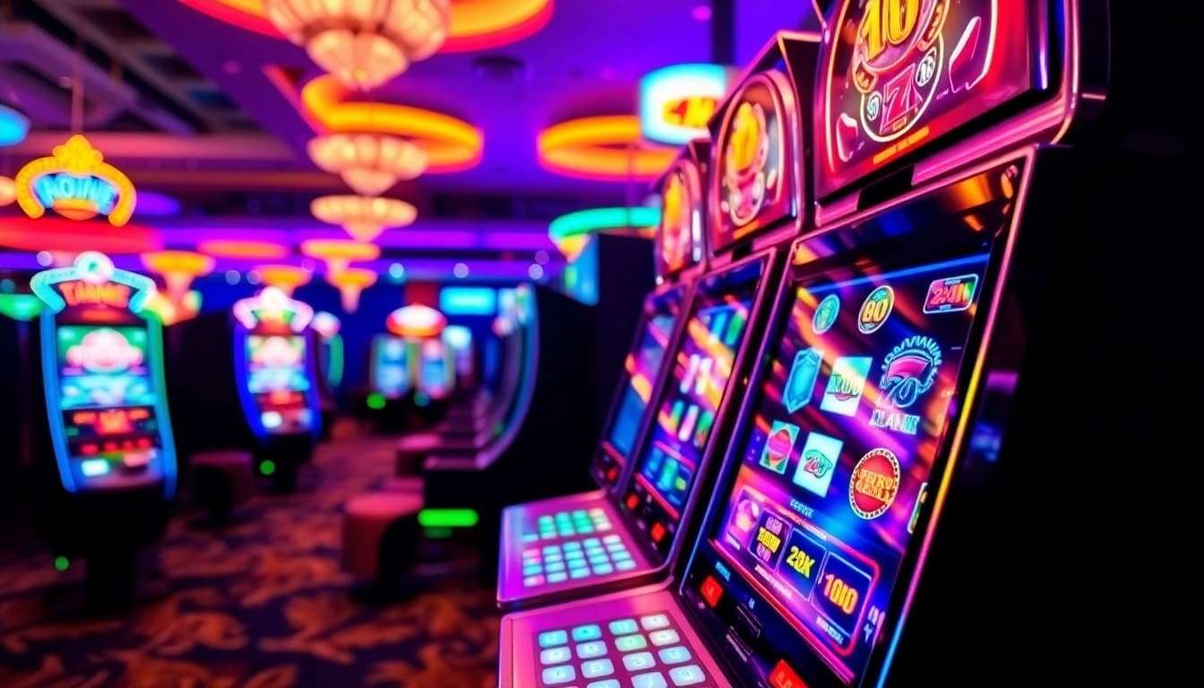 Menangkan slot gacor dengan mesin slot berwarna-warni di kasino.