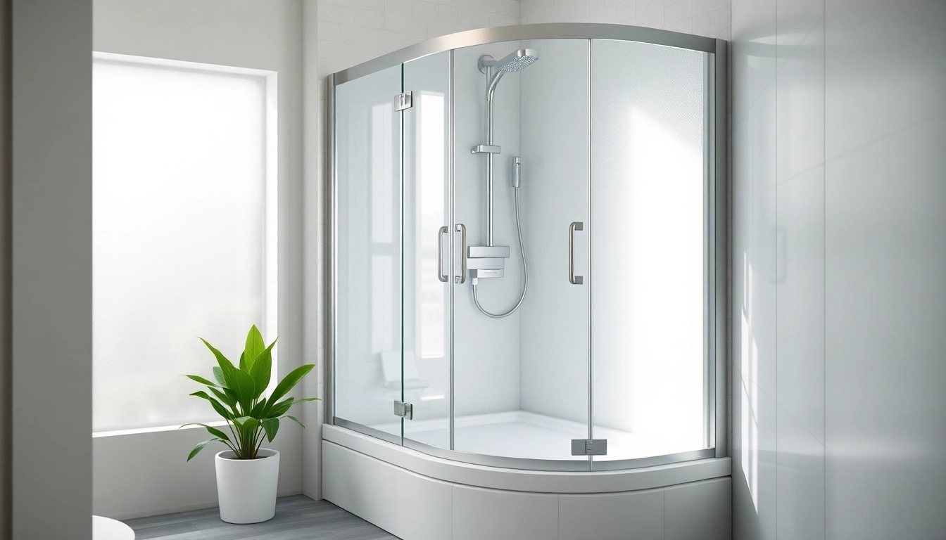 Erleben Sie die elegante sonni Duschkabine in modernem Badezimmer-Design.