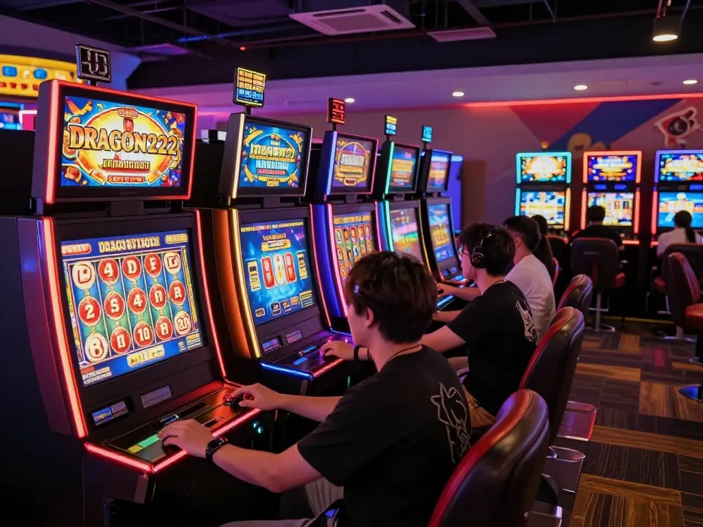 Bergabung dengan mesin slot DRAGON222, meningkatkan kegembiraan pemain di suasana kasino yang hidup.