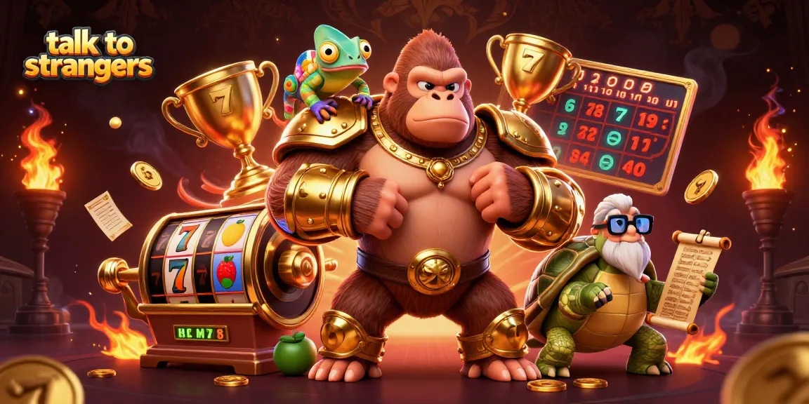 Engage in thrilling interactions as you talk to strangers in a captivating casino-themed setting.