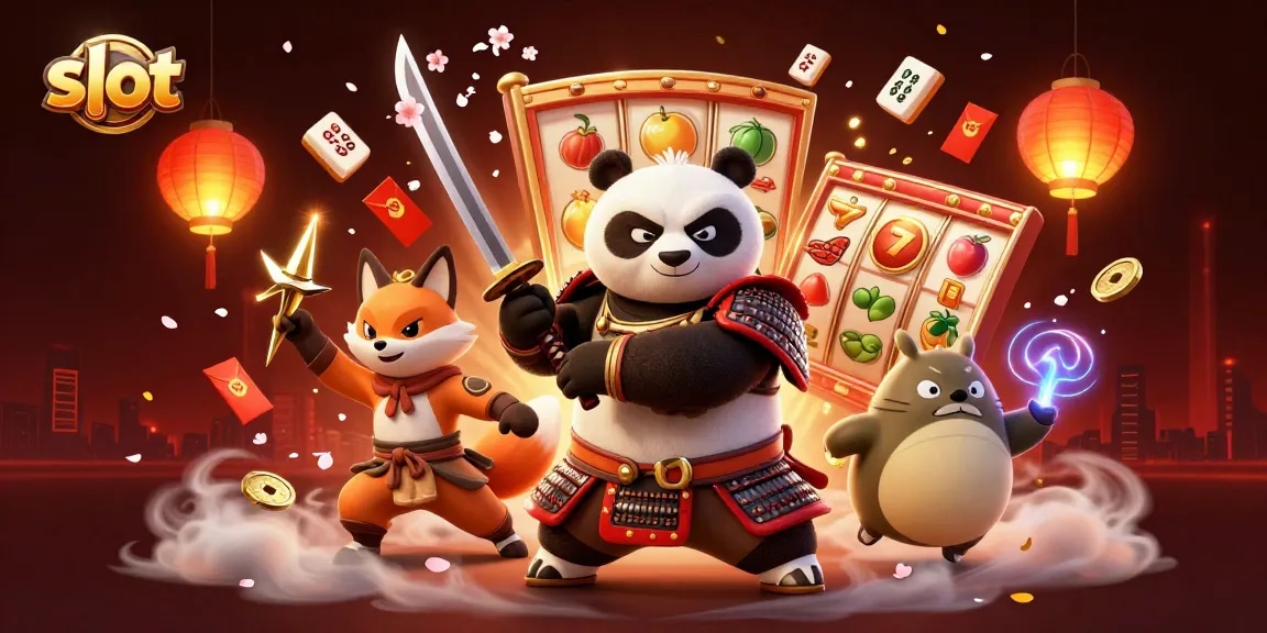 Engage with thrilling slot experiences in a vibrant casino scene featuring animated characters.