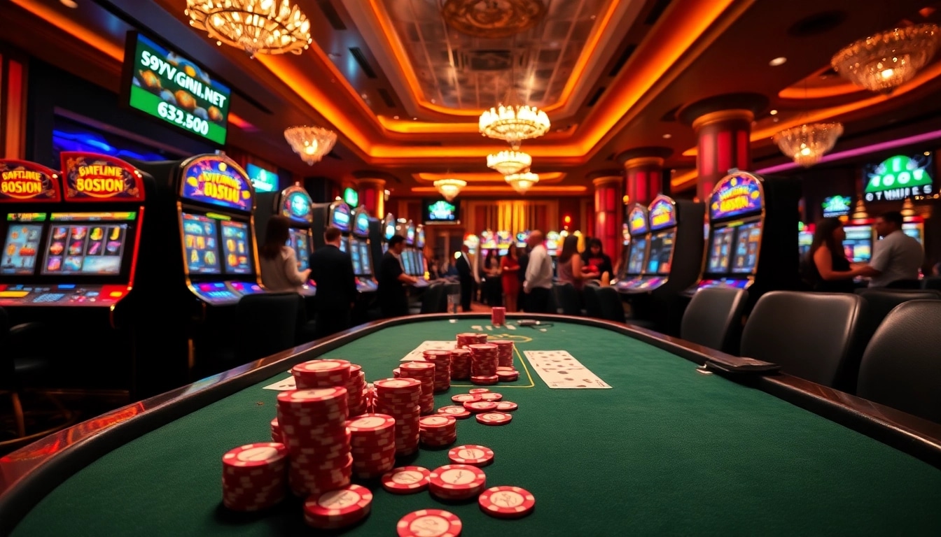 Experience the thrill of winning with 69vn.gb.net, showcasing engaging casino games and poker tables.