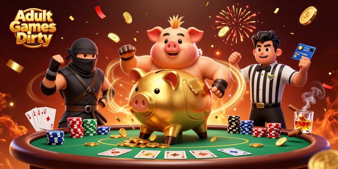 Experience thrilling Adult Games Dirty with vibrant cartoon characters in dynamic casino action.