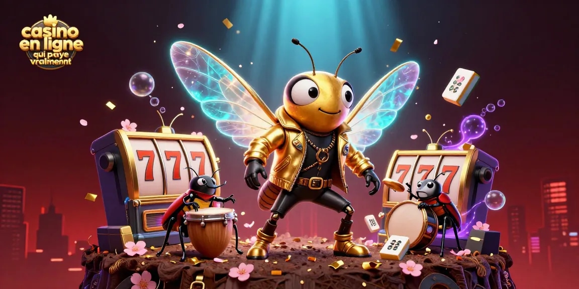 Découvrez les gains rapides sur un casino en ligne qui paye vraiment avec cette illustration vibrante.