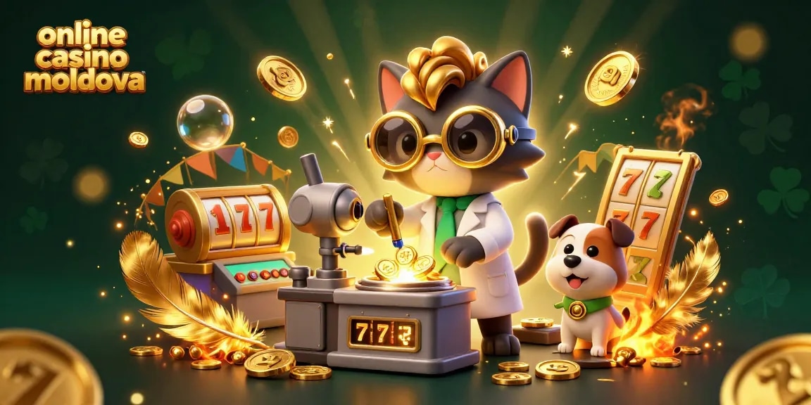 Accesează online casino moldova și câștigă cu păcănele pline de recompense aurite.