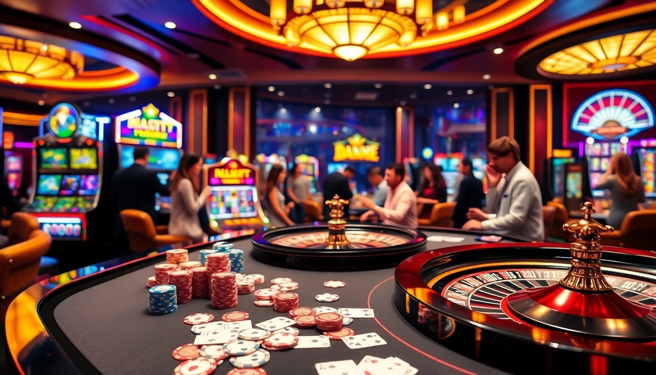 Exciting gameplay at Nhà cái F168 showcasing vibrant casino elements for a winning experience.