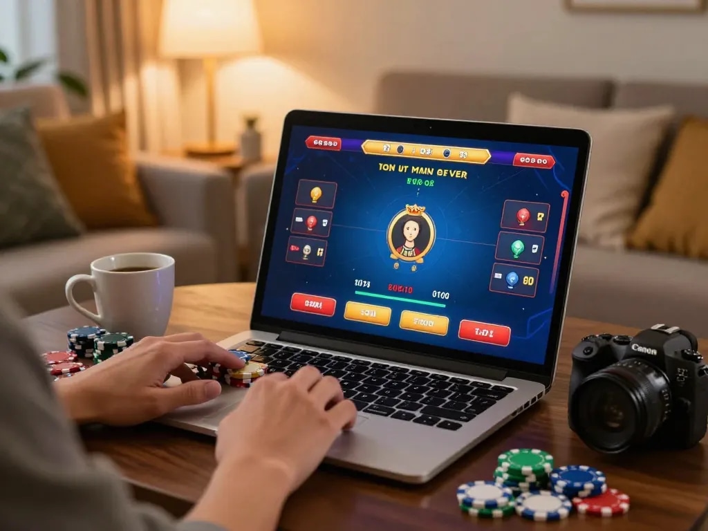 Permainan poker online yang menarik di paris888 dengan antarmuka yang cerah, menciptakan pengalaman bermain di rumah yang nyaman.