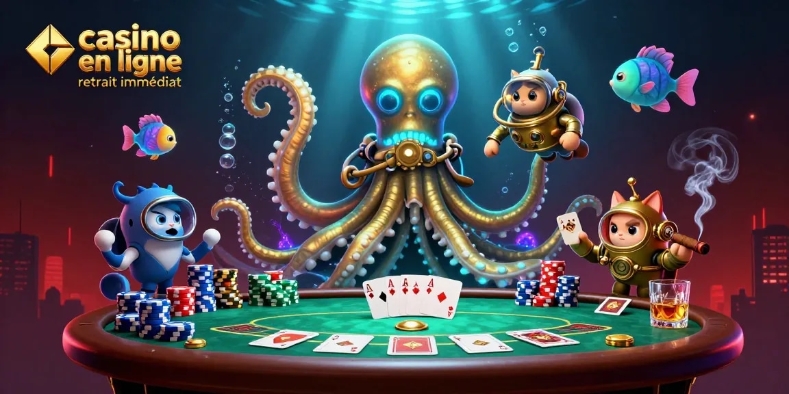 Gagnez facilement avec le casino en ligne retrait immédiat grâce à des jeux captivants entourés de pièces d’or et de poker.