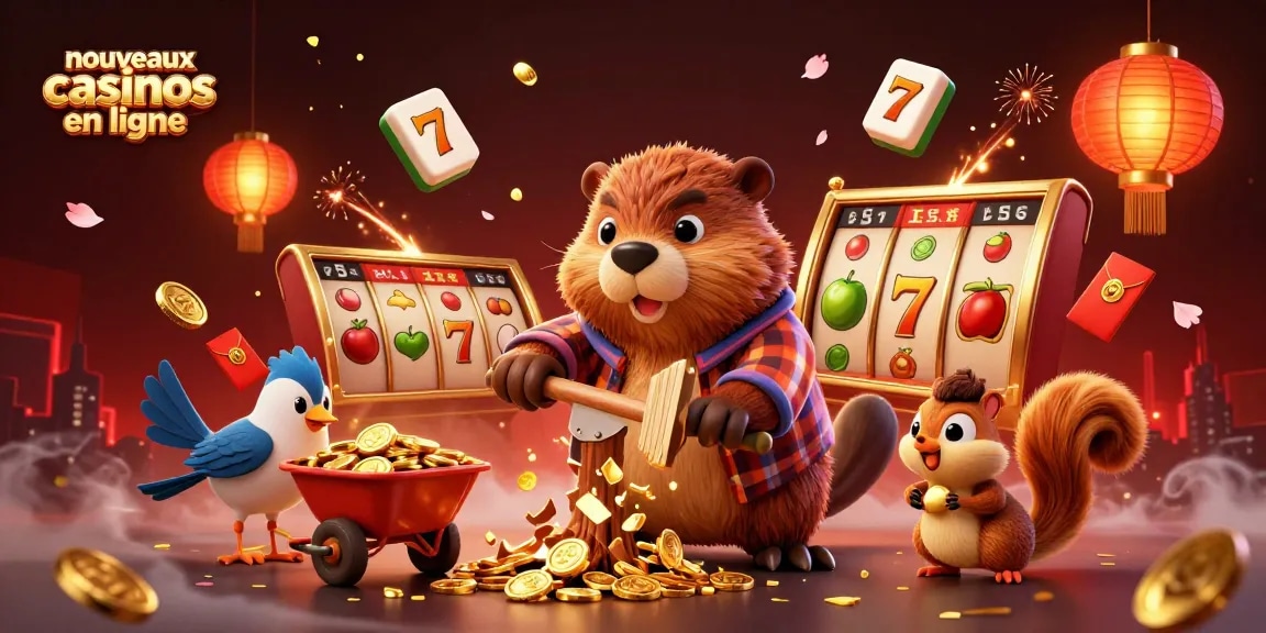 Gagnez avec les nouveaux casinos en ligne en découvrant une scène dynamique de jeux avec des personnages amusants.
