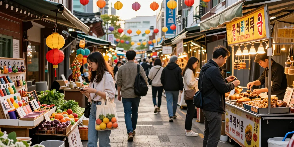 Exploring Seoul's vibrant street market showcasing local goods and fresh produce at https://forumup.org/shop/search.php?ca_id=&addr1=&addr2=&addr3=&schKeyword