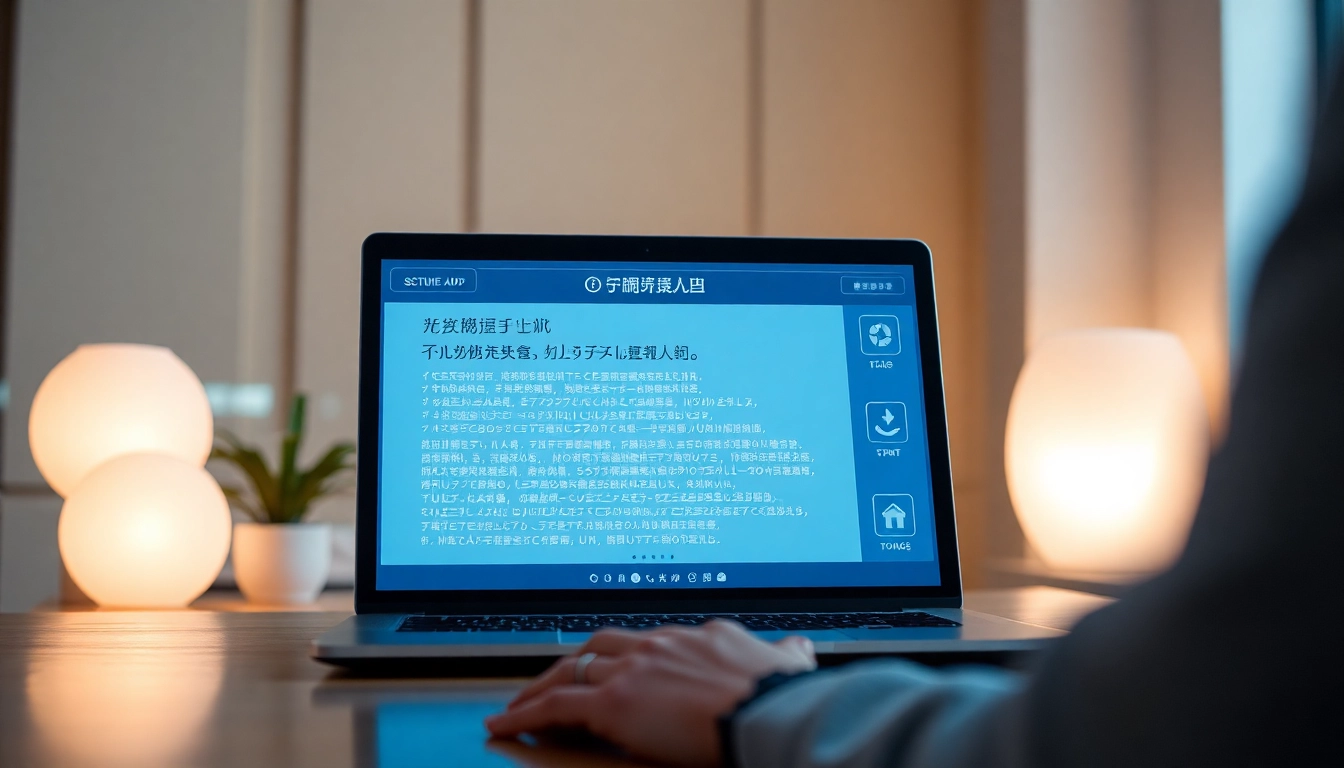 Real-time translation with 有道翻译 app on a modern laptop, showcasing multilingual capabilities.