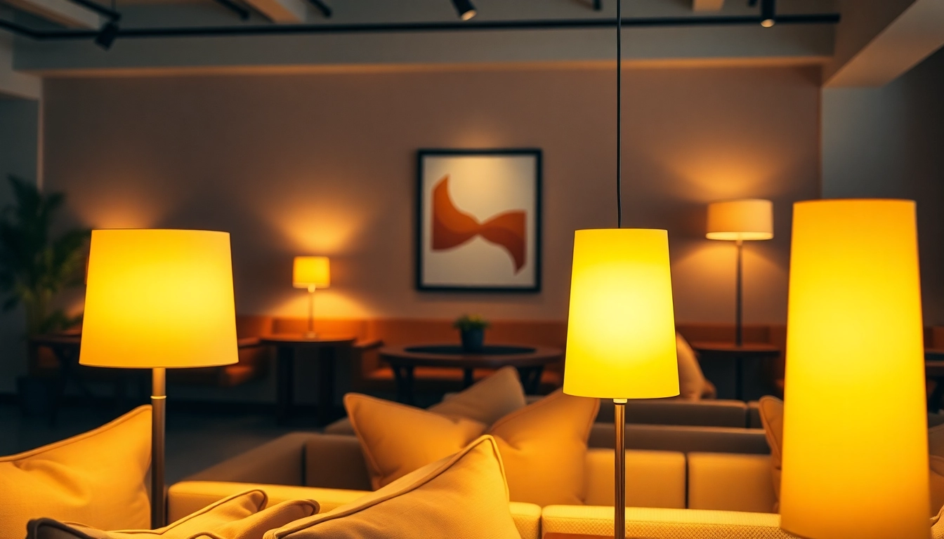 Sleek Illumination creating a cozy atmosphere in a modern interior space.