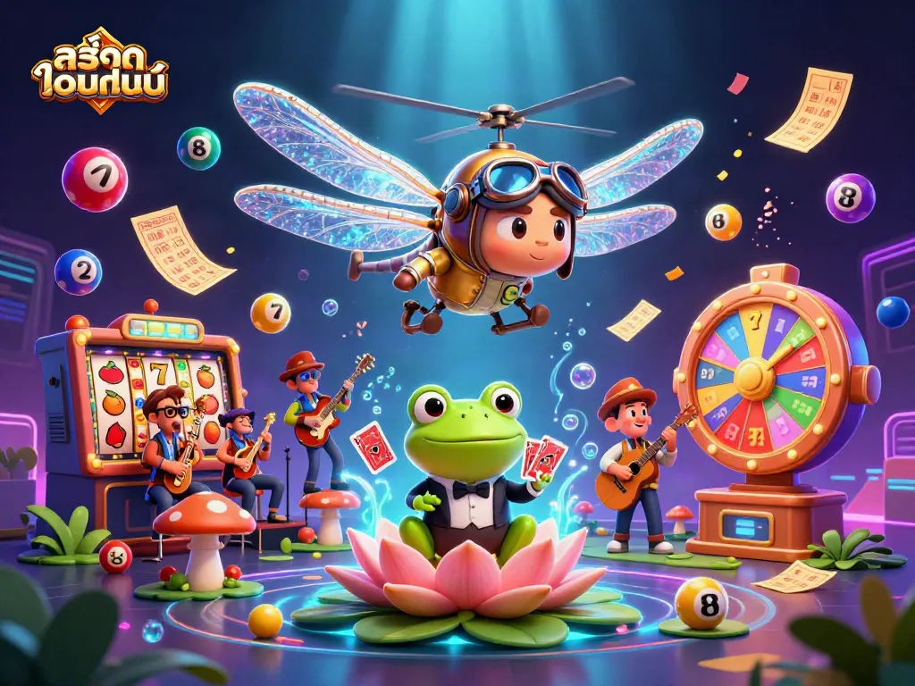 การเล่นเกมสล็อตออนไลน์สนุกสนานด้วยการ์ตูนดราก้อนฟลายและเจ้ามือกบ