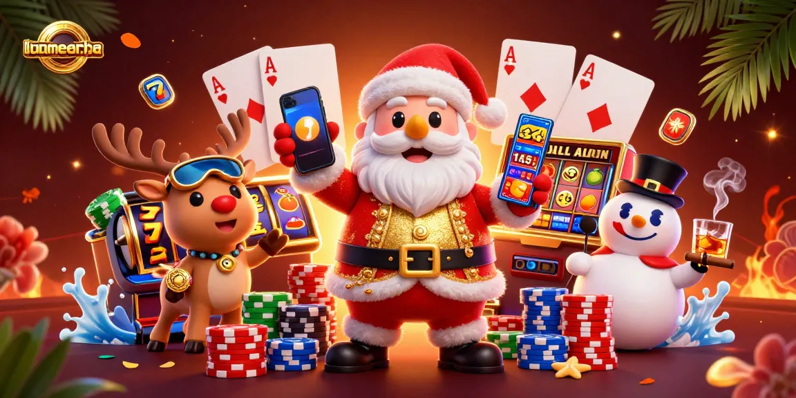 Bunmeebuntea memicu keseruan dengan simbol slot dan karakter kasino yang penuh warna.