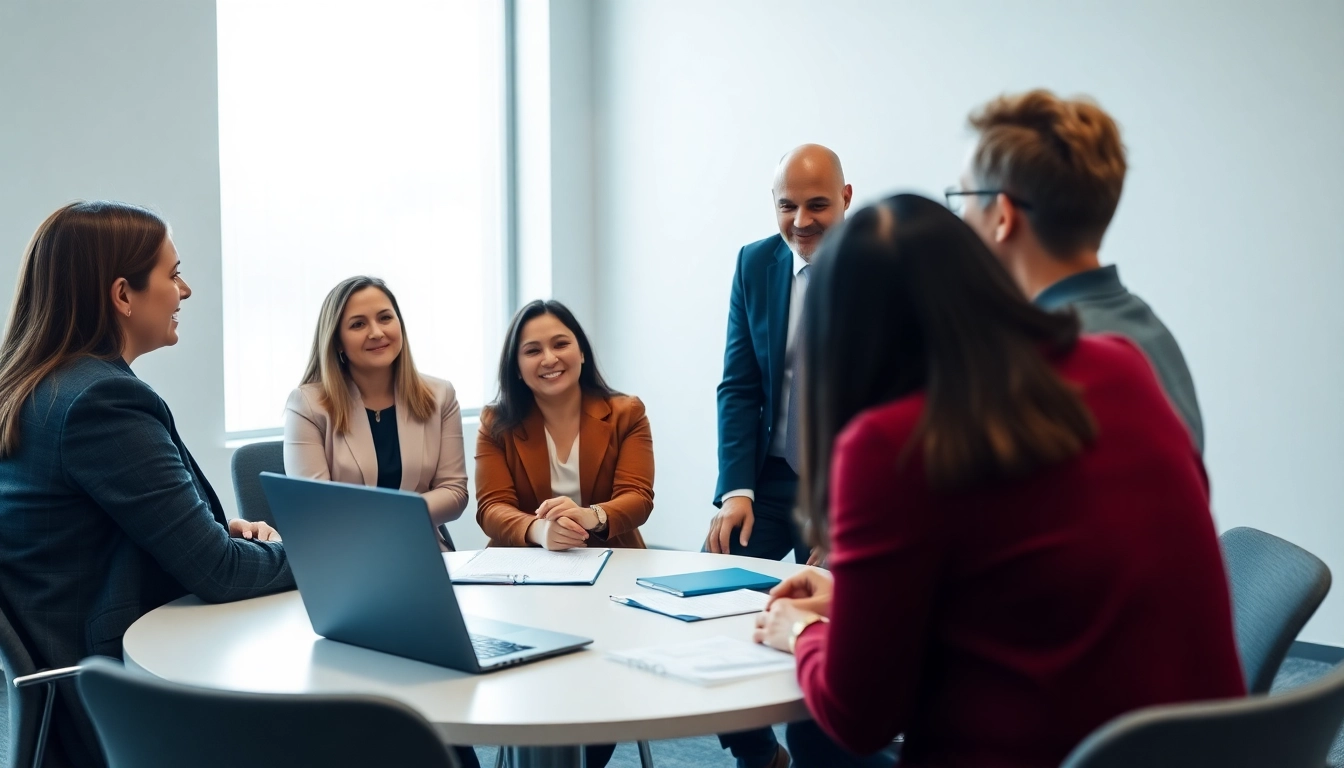 Mediation discussion highlighting collaborative communication in a professional setting.