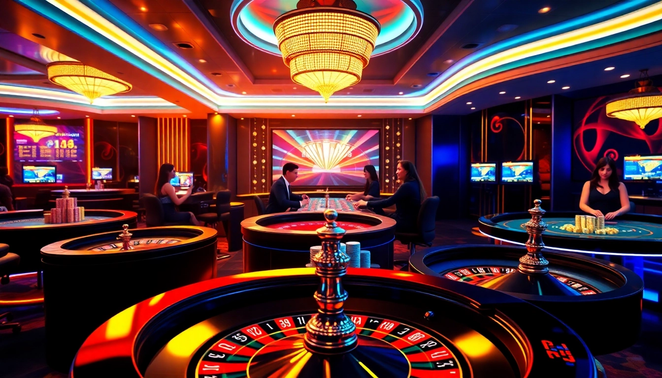 Experience thrilling gameplay and professional betting at bk8vn.io with vibrant casino visuals.