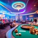 KJC AC 3 immersive casino experience with thrilling tables, dice, and slot machines.
