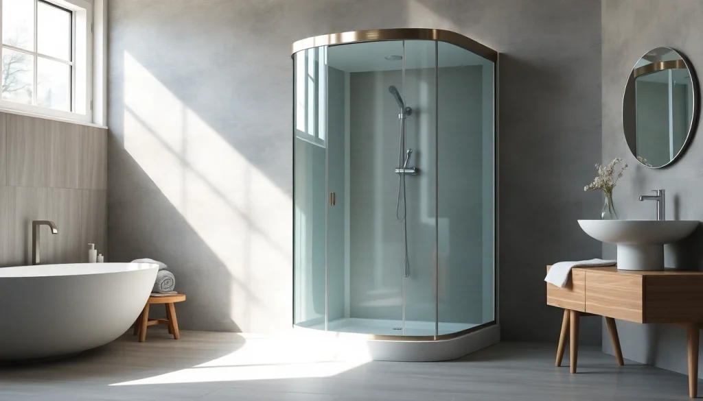 Erleben Sie die elegante sonni Duschkabine in einem modernen Badezimmer-Design.