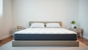 Scopri il comfort del topper materasso di alta qualità in una camera elegante e accogliente.