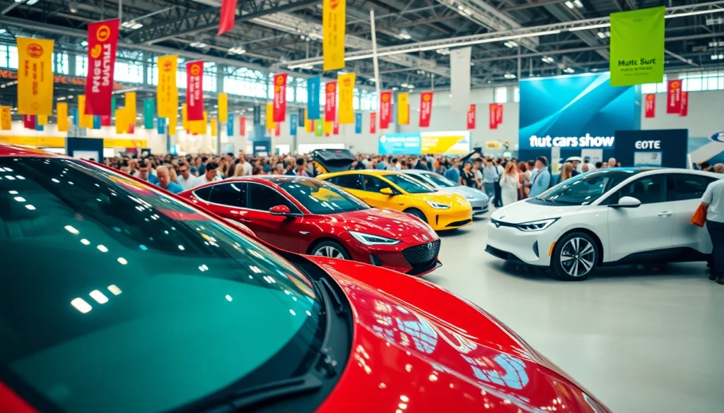 Experience the excitement of the Auto Cars Show with diverse vehicles on display.