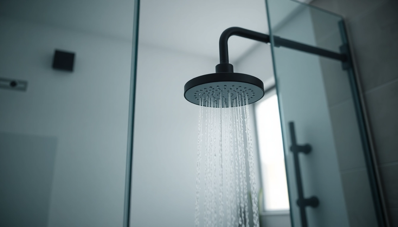 Paroi de douche à l'italienne moderne embellissant une salle de bains raffinée.