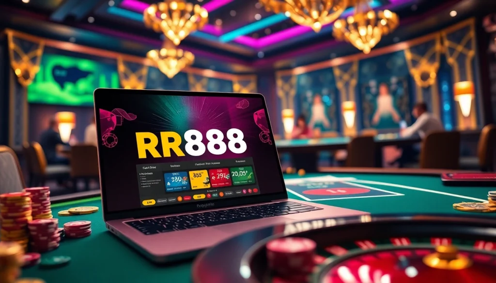 Experience the excitement at trang chủ rr88 with a vibrant online gambling atmosphere filled with poker action and roulette.