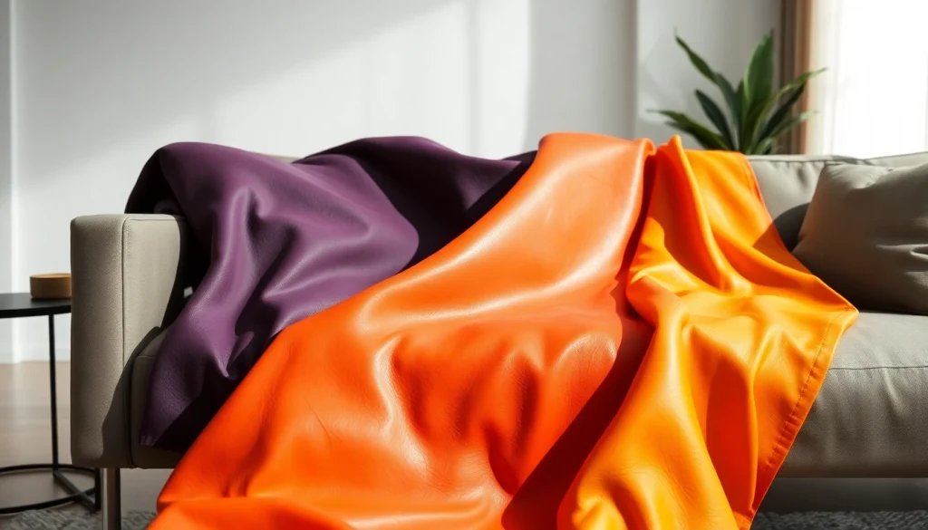 Laat zien hoe skai leer er elegant uitziet in moderne interieurinrichting.