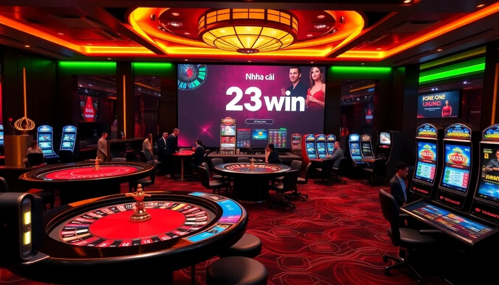 Experience excitement at nhà cái 23win with vibrant online casino games and poker tables.