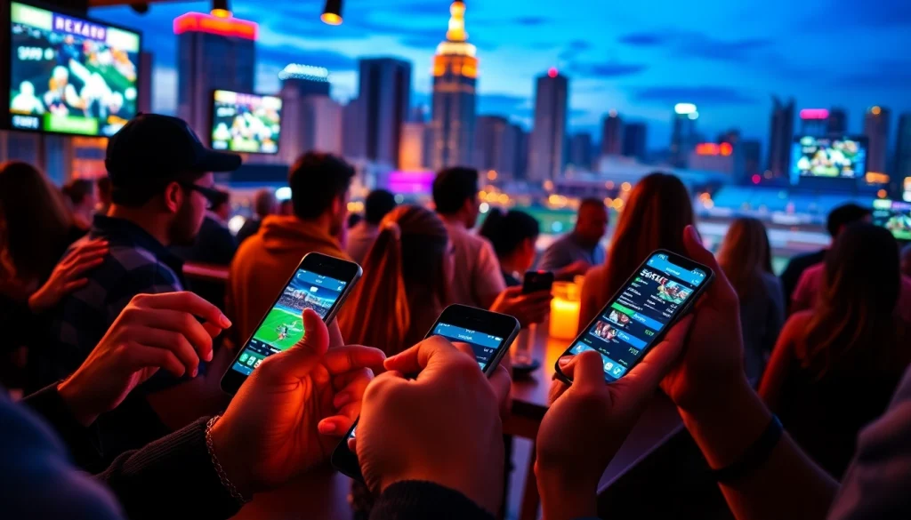 Utilize sports betting apps Texas to engage with live games in a vibrant city setting.
