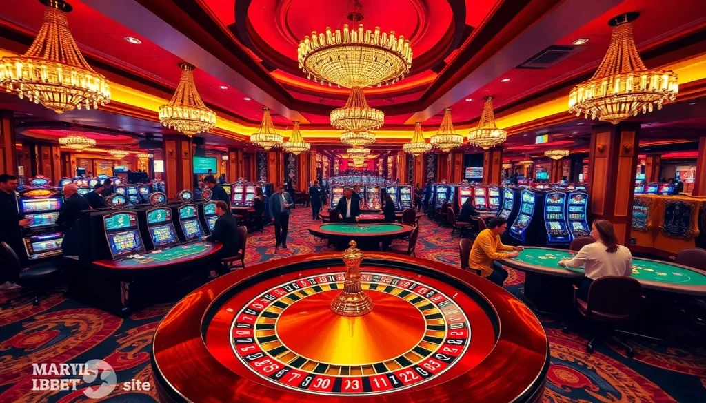 Experience the thrill of high-stakes gambling at Marvelbet.site with luxury casino visuals.