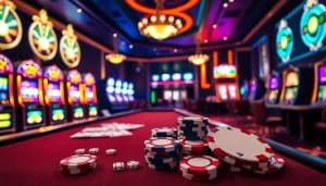 Experience thrilling gaming excitement with the link to w88 at a luxurious online casino table.