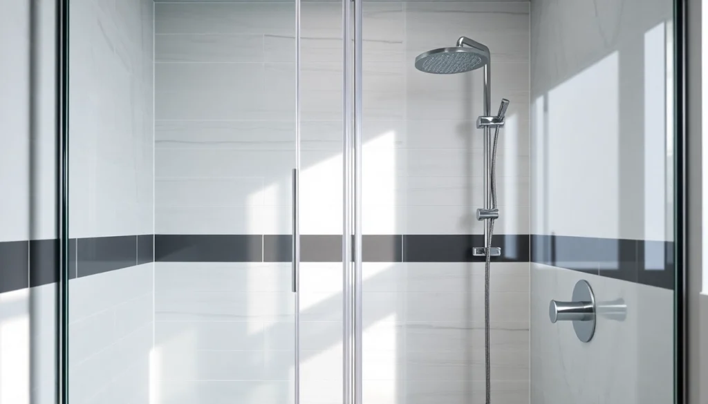 Admire the cabine de douche italienne showcasing sleek design and modern elegance in a stylish bathroom.