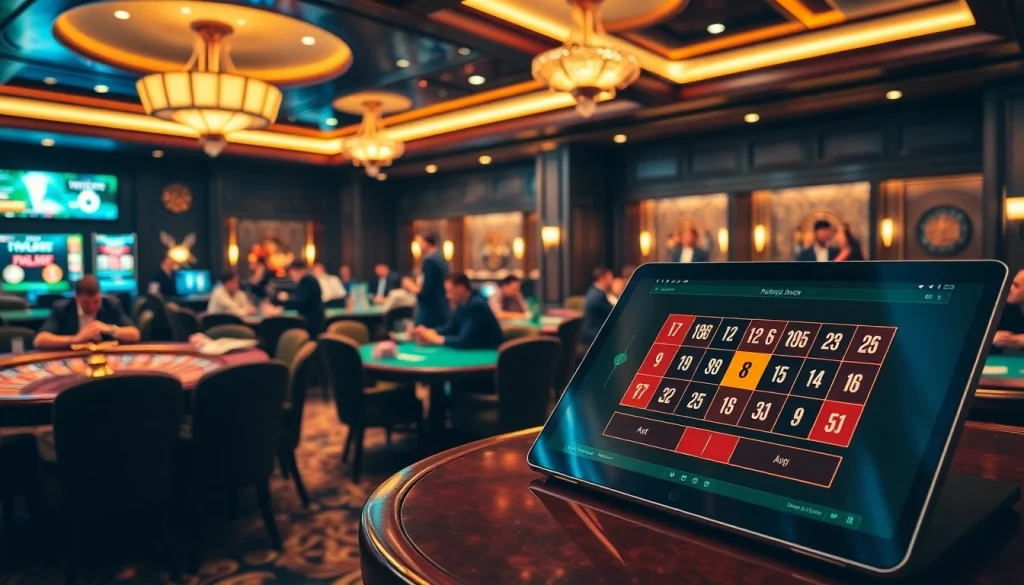 Experience thrilling gaming at https://tylekeo.asia/ with vibrant casino tables and sophisticated decor.