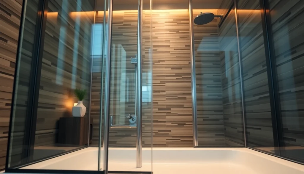 Genießen Sie die stilvolle duschkabine 100x100 in einem modernen Badezimmer-Design.