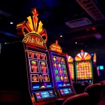 Memenangkan hadiah besar dengan situs slot gacor yang menampilkan mesin slot berkilau.