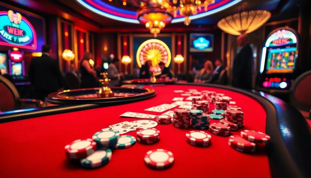 Engaging gamblers at a luxurious poker table connected to the hidden wiki.