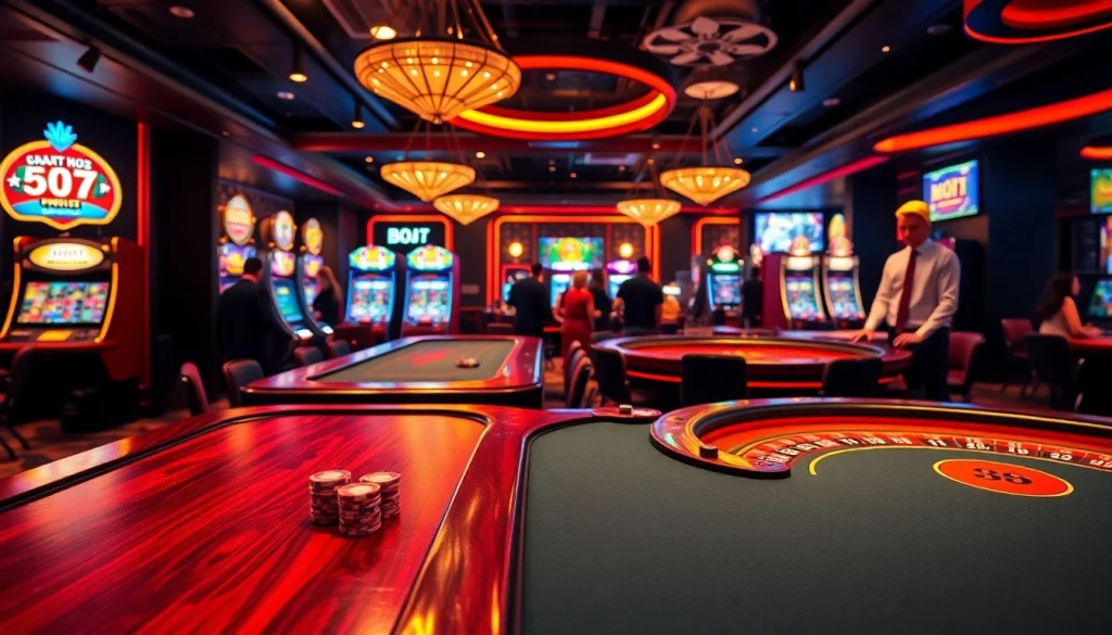 Experience thrilling gameplay at BK8TH, with vibrant casino tables and engaging players.
