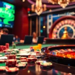 Des joueurs engagés profitent d'une expérience de jeu dynamique de casino en ligne France avec des visuels vibrants.